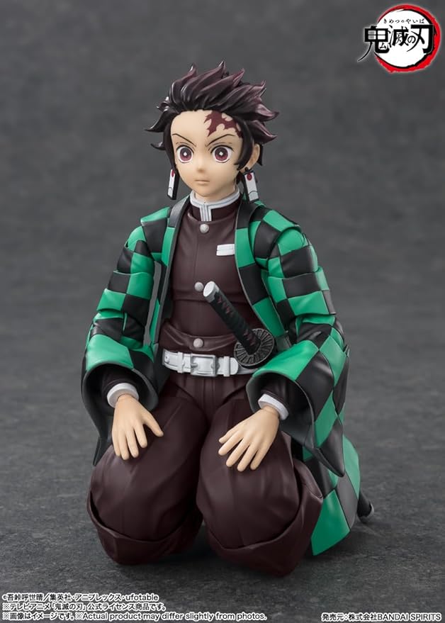 TAMASHII NATIONS - Demon Slayer: Kimetsu no Yaiba - Tanjiro Kamado, Bandai Spirits S.H.Figuarts Action Figure - Figurio