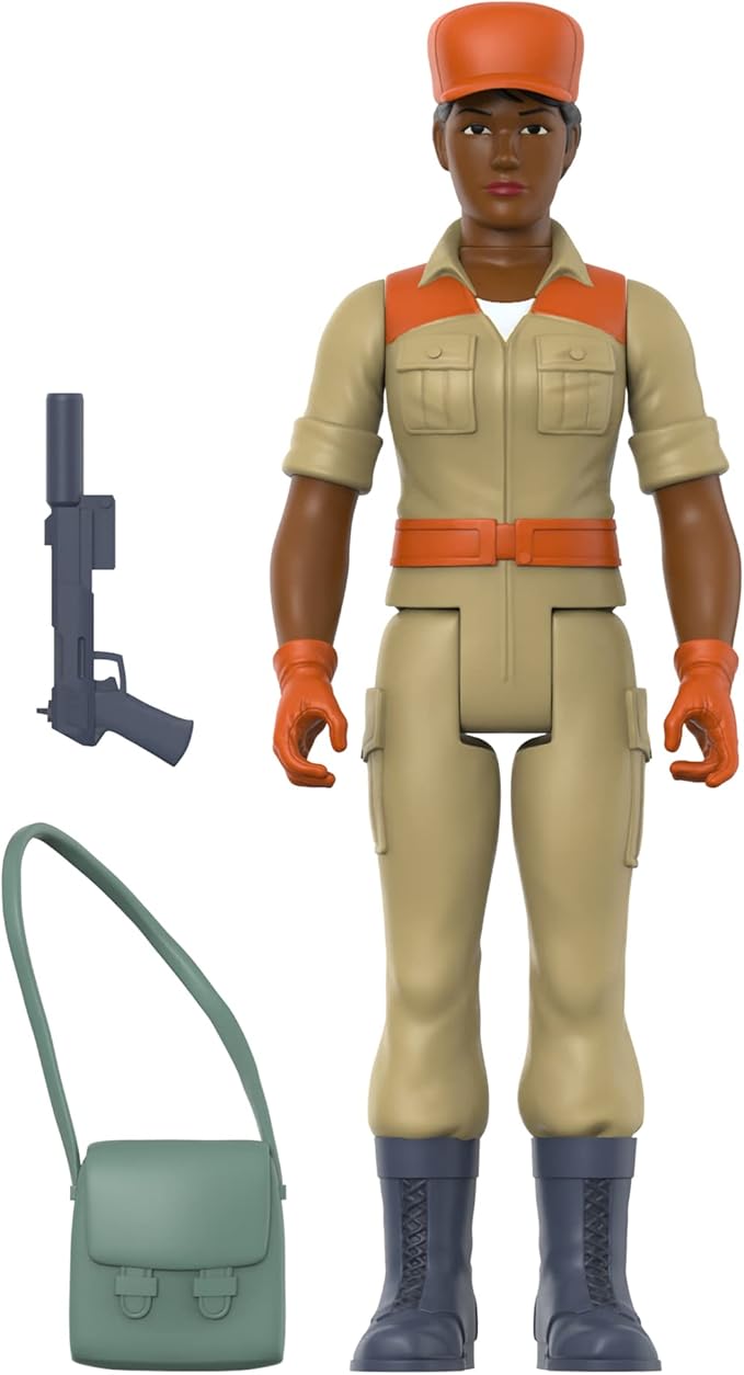 Super7 G.I. Joe Female Combat Engineer Ponytail Hair - 3.75" G.I. Joe Action Figure with Accessory Classic Cartoon Collectibles and Retro Toys - Figurio