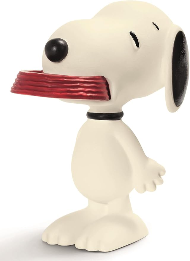 Schleich Peanuts Snoopy with His Supper Dish Figure - Figurio