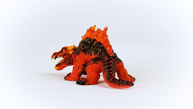 Schleich Eldrador Magma Lizard - Realistic Mythical Fantasy Monster Action Figure Toy - Highly Detailed Ferocious Lava Monster Lizard Beast Toy for Boys and Girls, Gift for Kids Age 7+ - Figurio