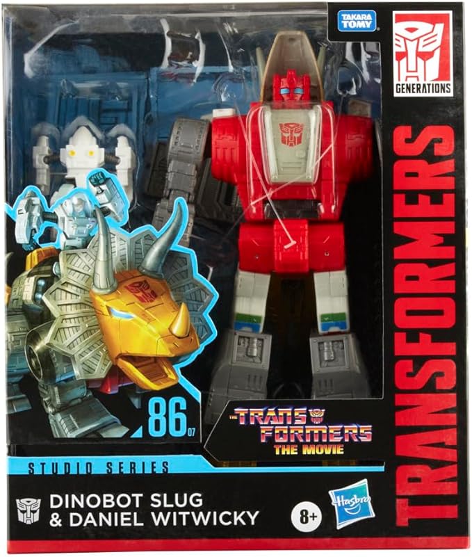 Transformers Toys Studio Series 86-07 Leader Class The The Movie 1986 Dinobot Slug Action Figures, Ages 8 and Up, 8.5-inch - Figurio