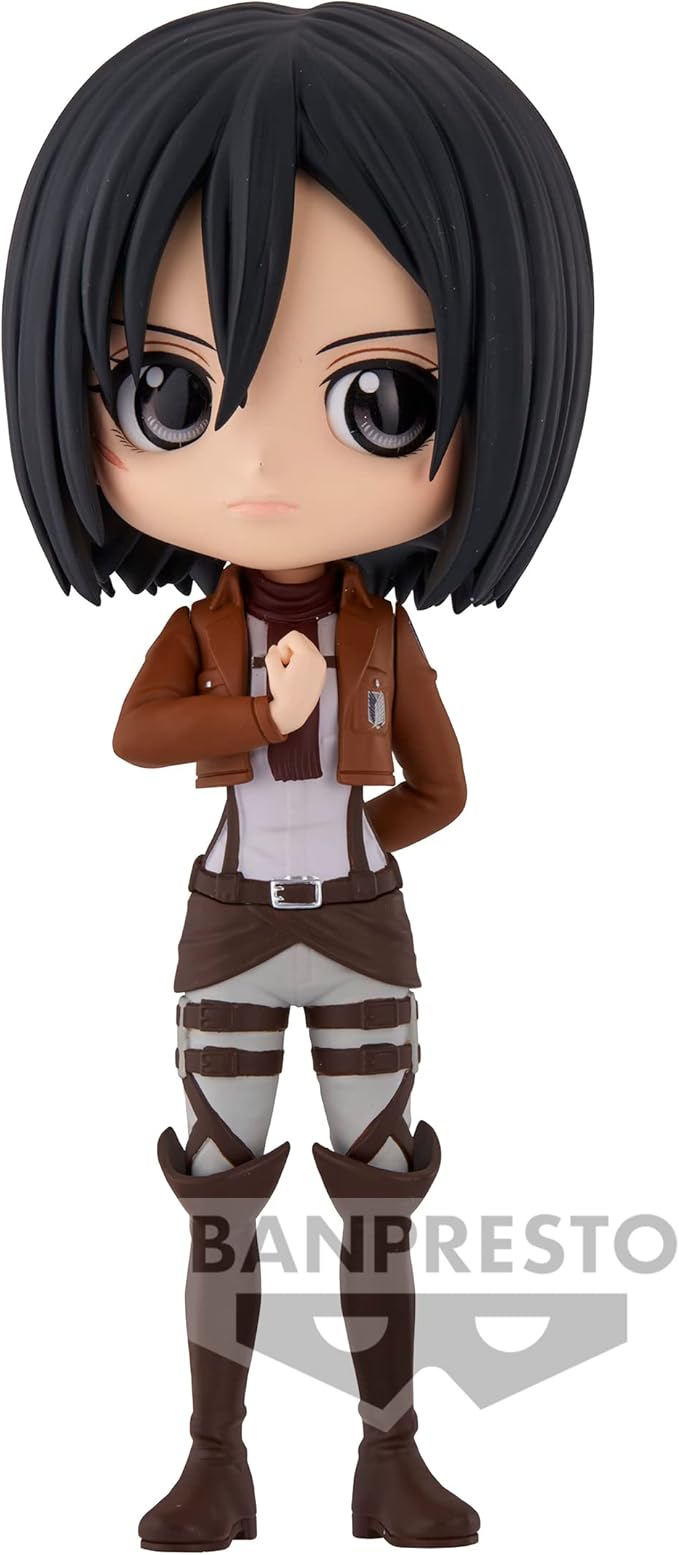 Banpresto - Attack on Titan - Mikasa Ackerman (Ver. A), Bandai Spirits Q posket Figure - Figurio