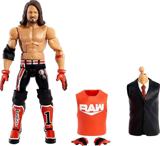 Mattel WWE AJ Styles Survivor Series Elite Collection Action Figure Rick Rude Build-A-Figure Parts, Collectible Gift for Ages 8 Years Old & Up - Figurio