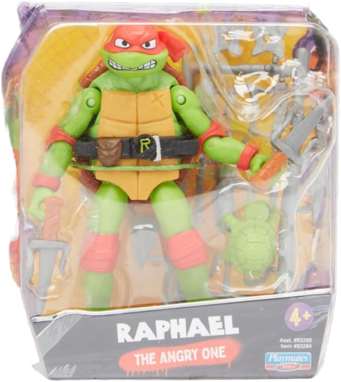 Teenage Mutant Ninja Turtles: Mutant Mayhem 4.6” Raphael Basic Action Figure by Playmates Toys - Figurio