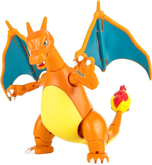 Pokémon Pokemon Charizard, Super-Articulated 6-Inch Figure - Collect Your Favorite Figures - Toys for Kids Fans - Figurio