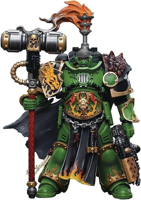 JOYTOY 1/18 Warhammer 40,000 Action Figure Salamanders Captain Adrax Agatone Collection Model (5 inch) - Figurio