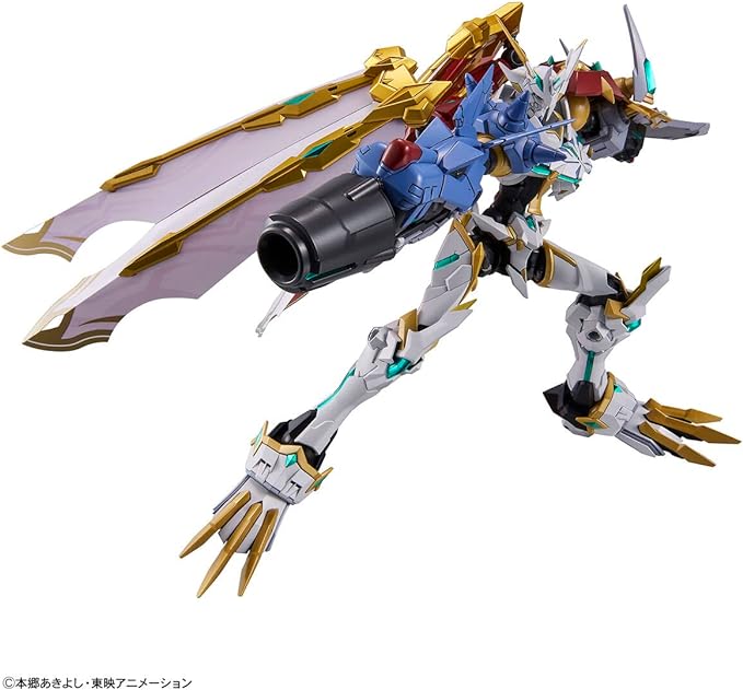 Bandai Hobby - Digimon - Omegamon X-Antibody, Bandai Spirits Figure-Rise Standard Amplified Model Kit - Figurio