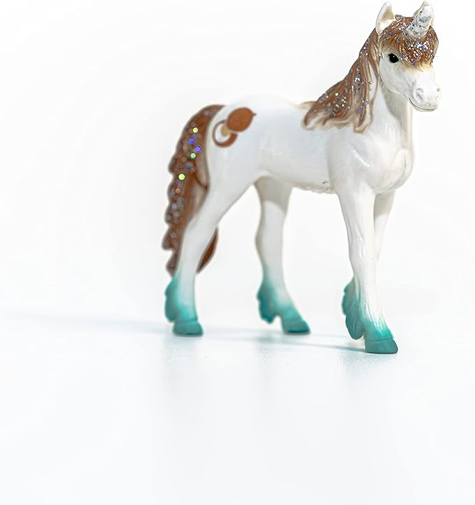 Schleich bayala, Unicorn Toys, Unicorn Gifts for Girls and Boys 5-12 years old, Coconut Unicorn Foal - Figurio