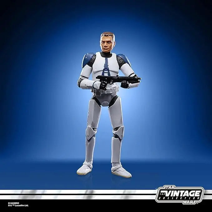 STAR WARS Hasbro The Vintage Collection Clone Trooper (501st Legion) Toy,3.75-Inch-Scale The Clone Wars Action Figure,Toys Kids Ages 4 and Up,(F5834) - Figurio