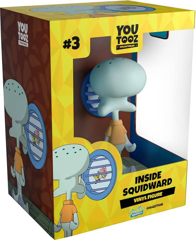 Youtooz Inside Squidward Vinyl Figure 4" Inch, Squidward Collectible Based on Internet Meme Sinking Feeling Vinyl Figure - Youtooz Spongebob Collection Based on TV Cartoon Series - Figurio