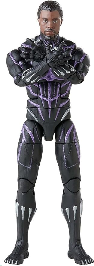 Marvel Legends Series Black Panther Legacy Collection Black Panther 6-inch Action Figure Collectible Toy, 3 Accessories - Figurio