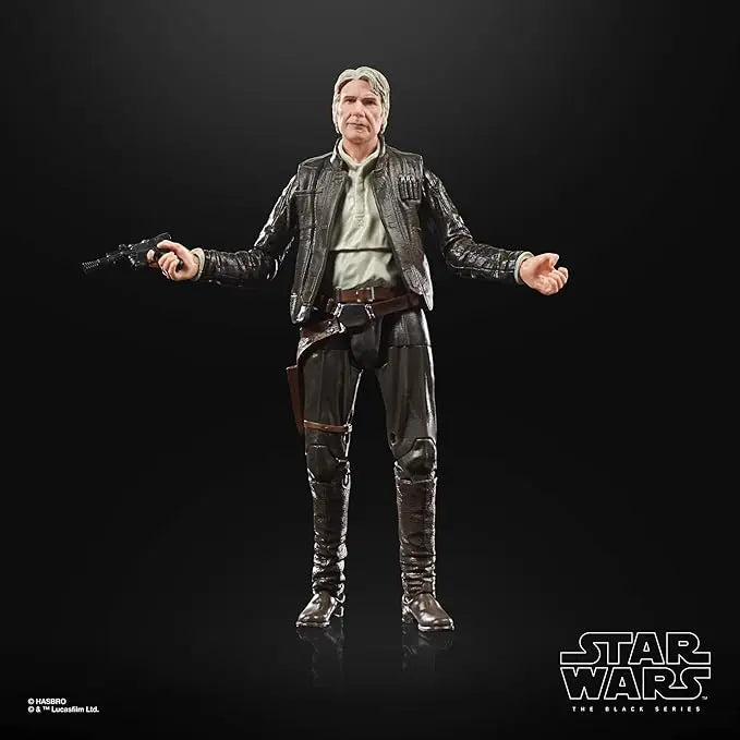 STAR WARS The Black Series Archive Han Solo Toy 6-Inch-Scale The Force Awakens Collectible Action Figure, Toys for Kids 4 and Up (Pack of 3) - Figurio