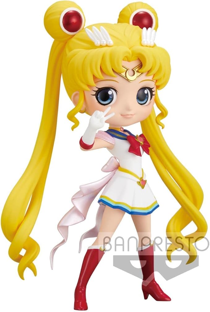 Banpresto 16624 Pretty Guardian Eternal - The Movie- Q posket - Super Sailor Moon (ver.A) Repeat Figure - Figurio