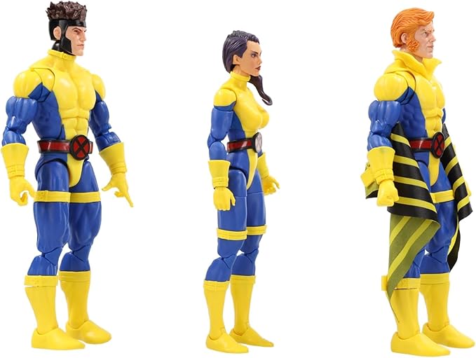 Marvel Legends Series Banshee, Gambit, & Psylocke X-Men 60th Anniversary Action Figure Set, 6-Inch - Figurio