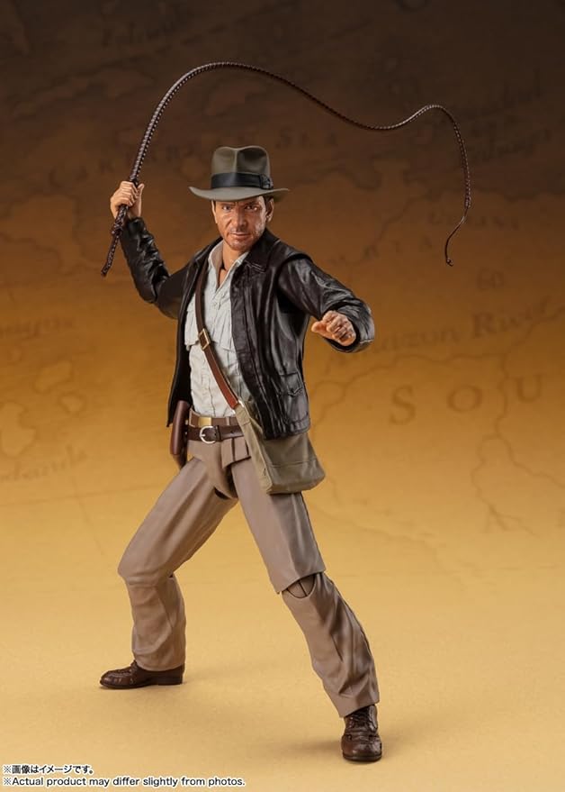 BANDAI SPIRITS S.H. Figuarts Indiana Jones (Raders/Lost Arc Holy Ark), Approx. 5.9 inches (150 mm), ABS & PVC, Painted Action Figure - Figurio