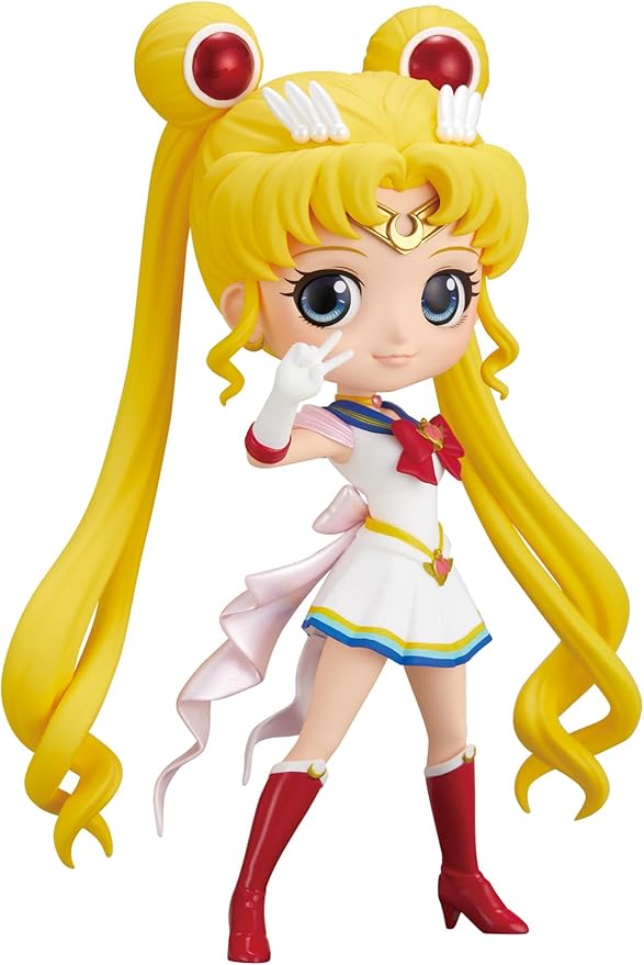 Banpresto 16624 Pretty Guardian Eternal - The Movie- Q posket - Super Sailor Moon (ver.A) Repeat Figure - Figurio