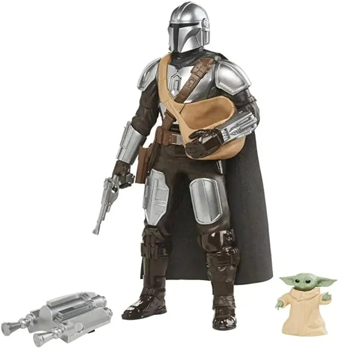 STAR WARS Galactic Action The Mandalorian & Grogu Interactive Electronic 12-Inch-Scale Action Figures, Toys for Kids Ages 4 and Up - Figurio