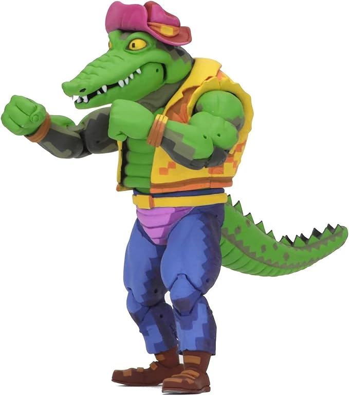 NECA Teenage Mutant Ninja Turtles: Turtles in Time - 7" Scale Action Figure - Leatherhead - Figurio