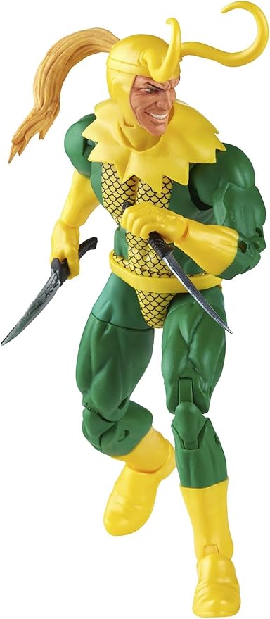 Marvel Legends Series Loki 6-inch Retro Packaging Action Figure Toy, 3 Accessories - Figurio