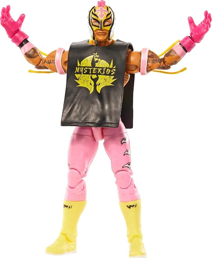 Mattel WWE Rey Mysterio Top Picks Elite Collection Action Figure, Articulation & Life-Like Detail, Interchangeable Accessories, 6-in - Figurio