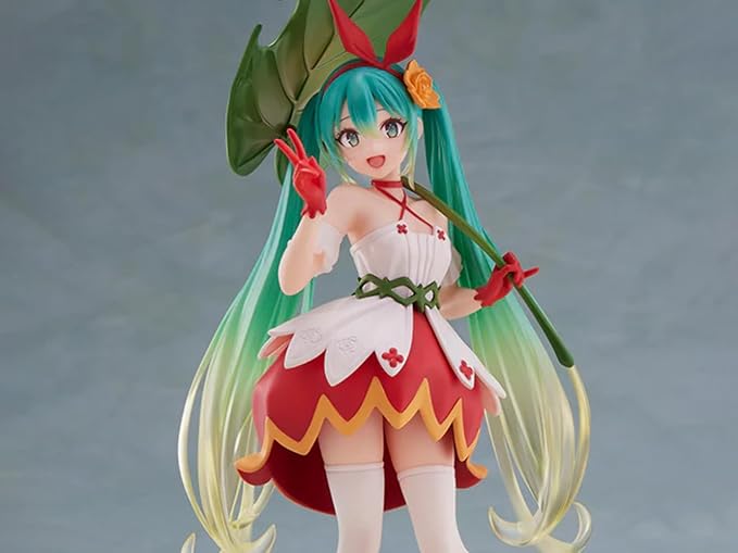 Taito Prize Hatsune Miku Wonderland PVC Hatsune Miku Thumbelina Statue 18cm - Figurio