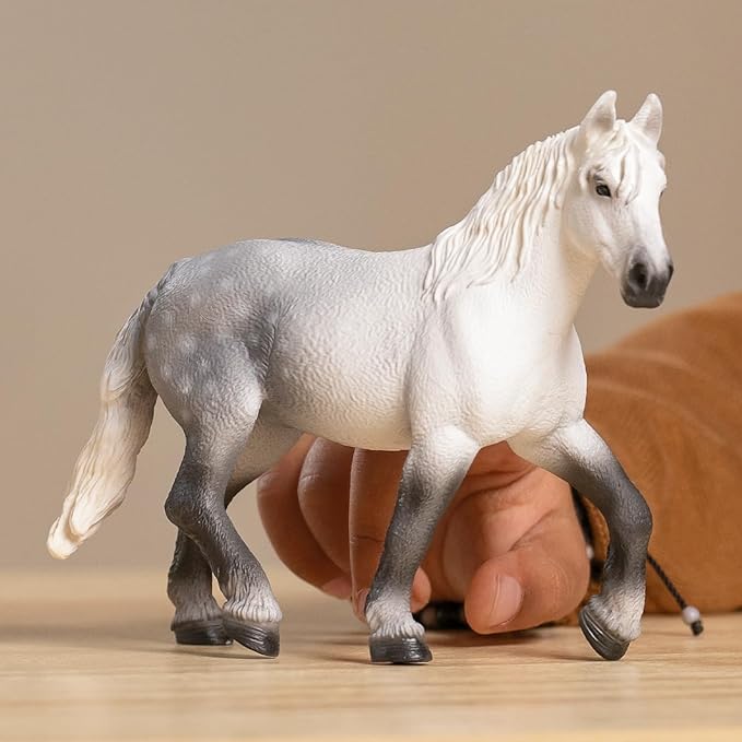 Schleich Farm World New 2024 Farm Animal Toy Percheron Mare Figurine - Figurio