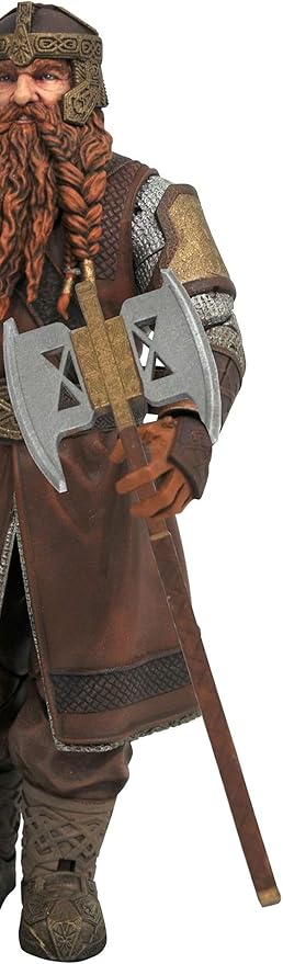 Diamond Select Toys The Lord of The Rings: Gimli Action Figure, Multicolor - Figurio