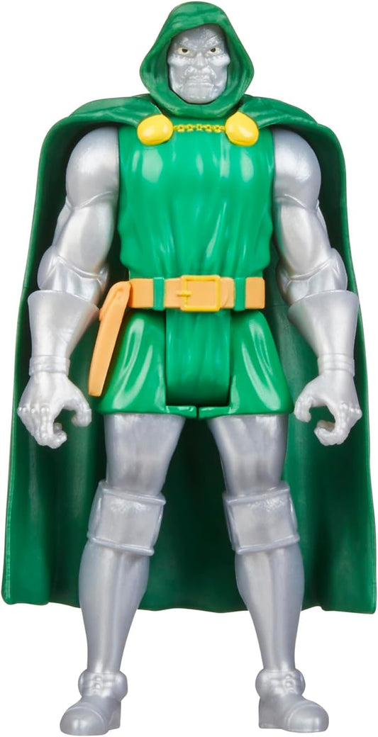 Marvel Legends Series Retro 375 Collection Doctor Doom 3.75-Inch Collectible Action Figures, Toys for Ages 4 and Up - Figurio