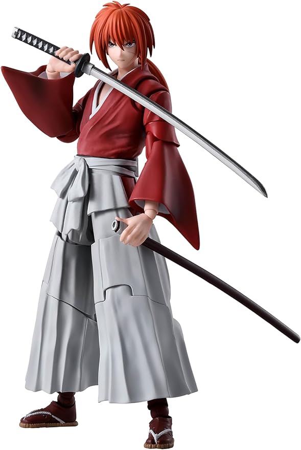 TAMASHII NATIONS - Rurouni Kenshin: Meiji Swordsman Romantic Story - Kenshin Himura, Bandai Spirits S.H.Figuarts Action Figure - Figurio