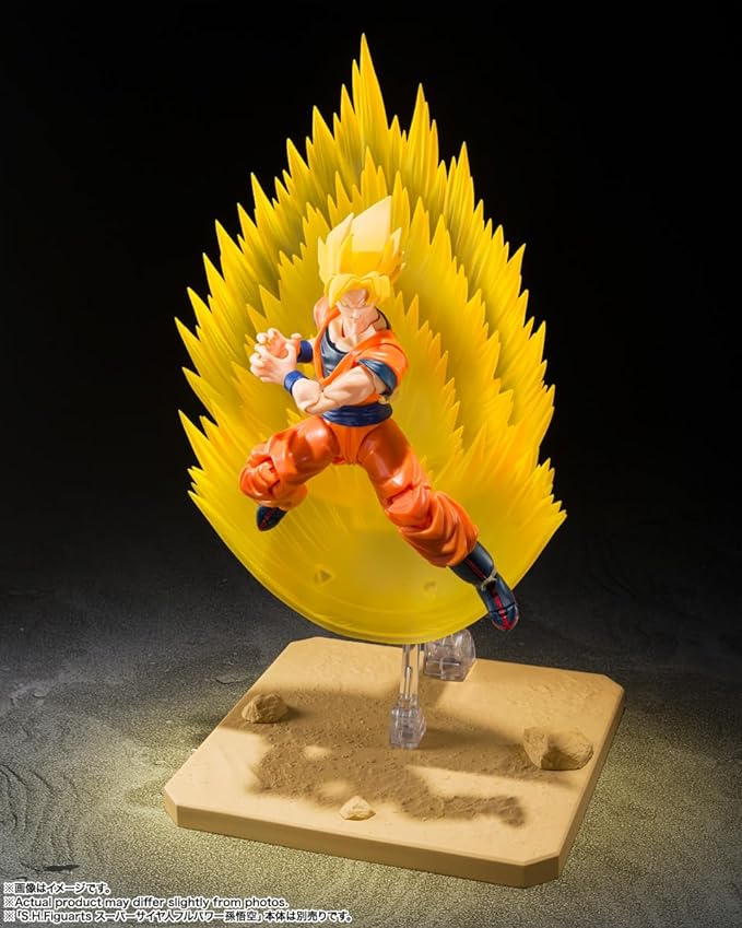 TAMASHII NATIONS - Dragon Ball Z - Super Saiyan Son Goku's Effect Parts Set - Teleport Kamehameha -, Bandai Spirits S.H.Figuarts Action Figure - Figurio