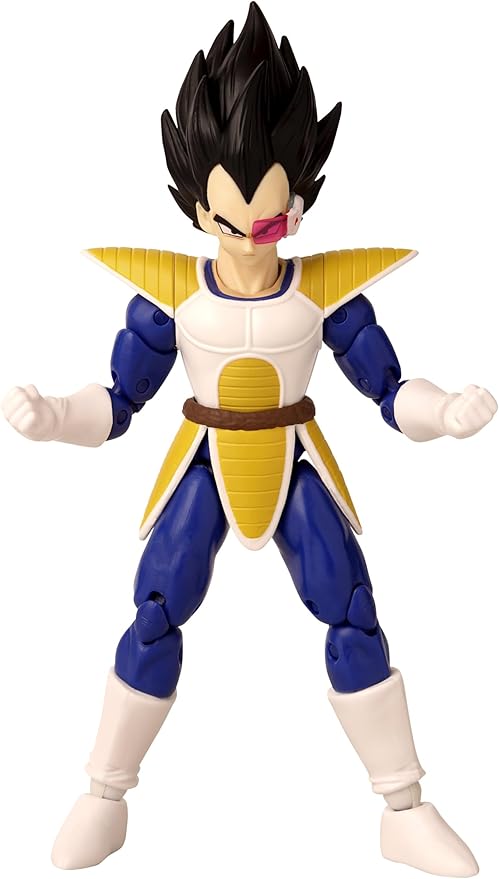 BANDAI Dragon Stars Figures Vegeta Dragon Ball Kai Version | Dragon Ball Vegeta Action Figure | 17cm Articulated Dragon Ball Figure Dragon Stars Anime Figures | Anime Gifts and Anime Merch - Figurio