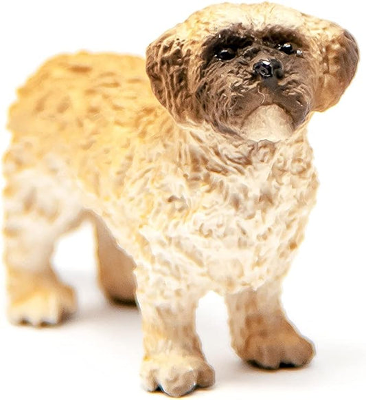 Schleich Farm World, Animal Toys for Kids, Shih Tzu Malteser Mix User Voted Animal Figurine, Ages 3+ - Figurio