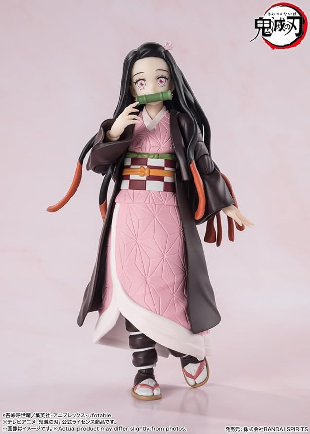 TAMASHII NATIONS - Demon Slayer: Kimetsu no Yaiba - Nezuko Kamado, Bandai Spirits S.H.Figuarts Action Figure - Figurio