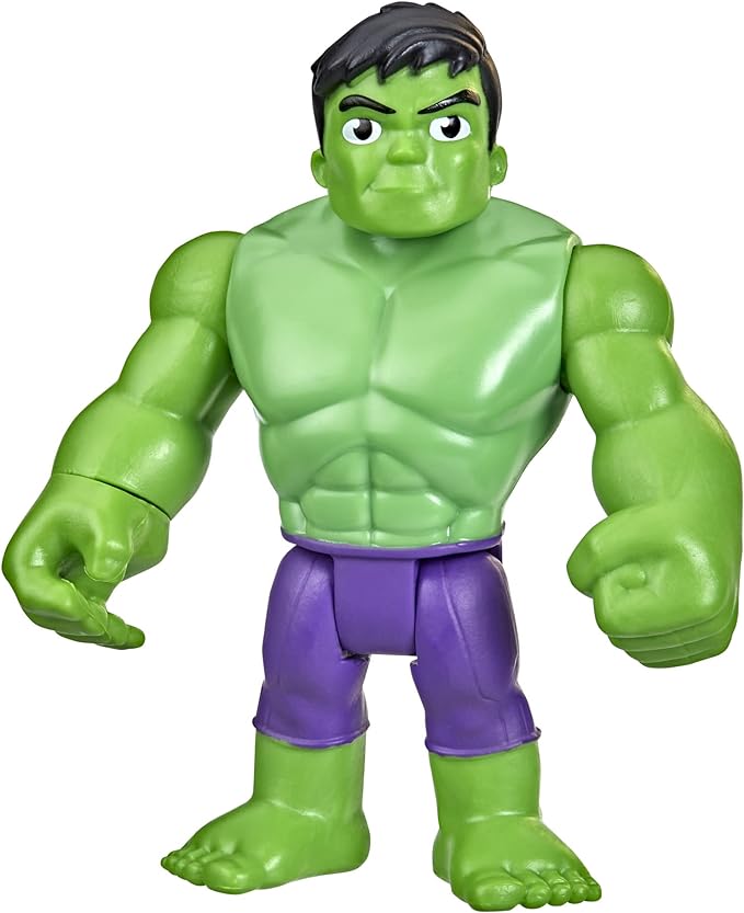 Spidey and His Amazing Friends Marvel Hulk Hero Figure Toy,4-Inch Scale Super Hero Action Figure for Kids Ages 3 and Up,(F3996) - Figurio