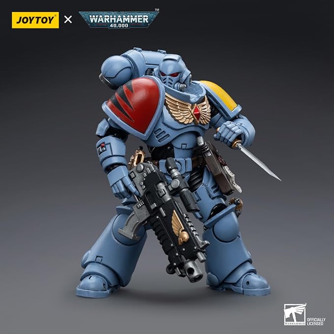 JOYTOY HAPPXYGG Warhammer 40k 1/18 4.7-inch Space Wolves Intercessors action figure model toy series - Figurio