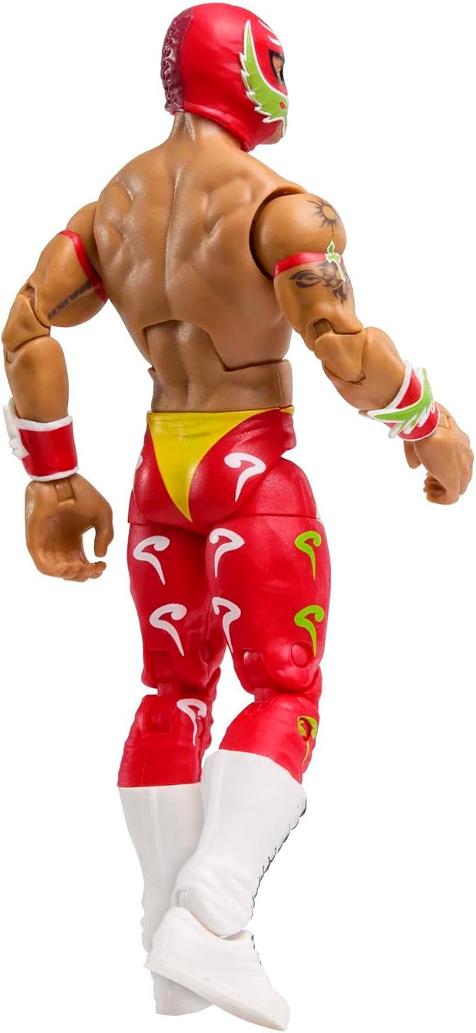 Mattel WWE Rey Mysterio Elite Collection Action Figure, Deluxe Articulation & Life-like Detail with Iconic Accessories, 6-inch - Figurio