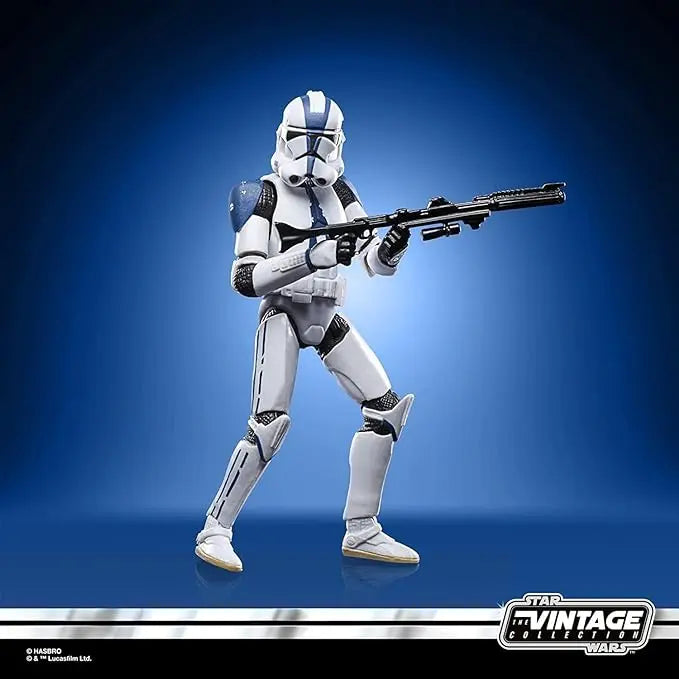 STAR WARS Hasbro The Vintage Collection Clone Trooper (501st Legion) Toy,3.75-Inch-Scale The Clone Wars Action Figure,Toys Kids Ages 4 and Up,(F5834) - Figurio