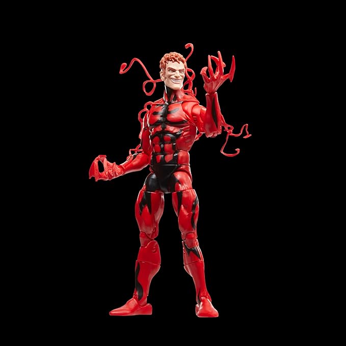 Marvel Legends Series Spider-Man Symbiote & Carnage 6-Inch Collectible Action Figures 2-Pack, Toys for Ages 4 and Up - Figurio