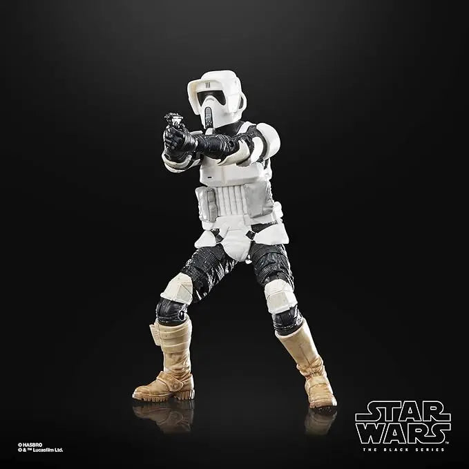 STAR WARS The Black Series Biker Scout, Return of The Jedi 40th Anniversary 6-Inch Collectible Action Figures, Ages 4 and Up - Figurio