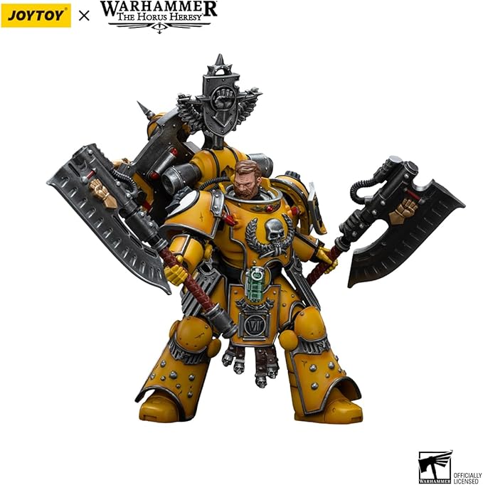 JOYTOY HAPPXYGG Warhammer 40k 1/18 4.7-inch Imperial Fists Fafnir Rann action figure model toy series - Figurio