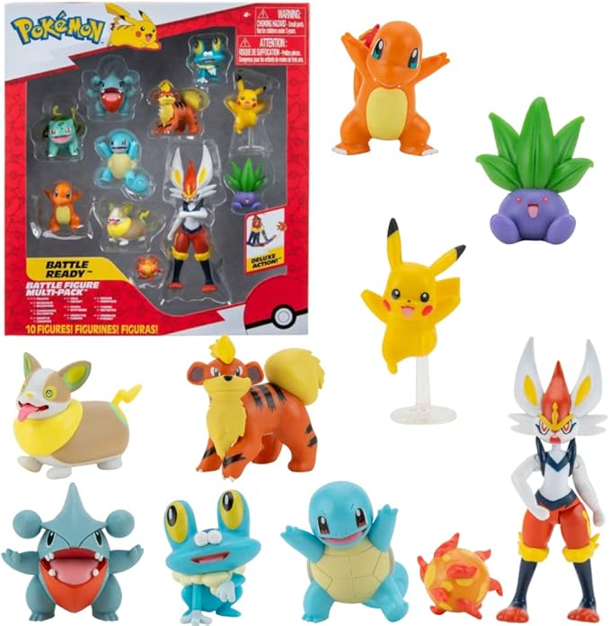 Proxy Pokemon - Battle Figure 10 Pack (PKW2855) - Figurio