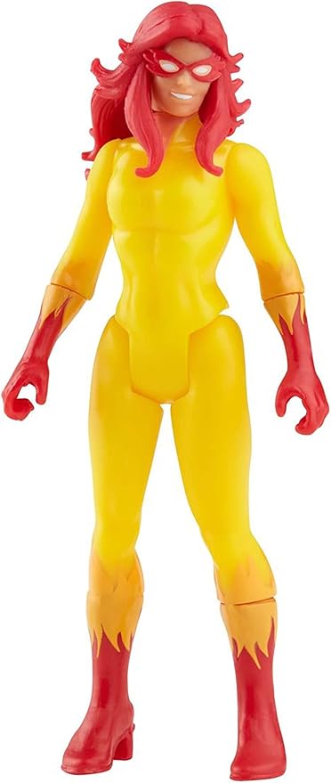 Marvel Legends Series 3.75-inch Retro 375 Collection Firestar Collectible Action Figure,Toys for Kids Ages 4 and Up - Figurio