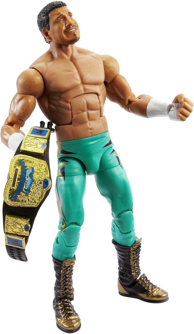 Mattel WWE Eddie Guerrero Elite Collection Action Figure, 6-inch Posable Collectible Gift for WWE Fans Ages 8 Years Old & Up - Figurio