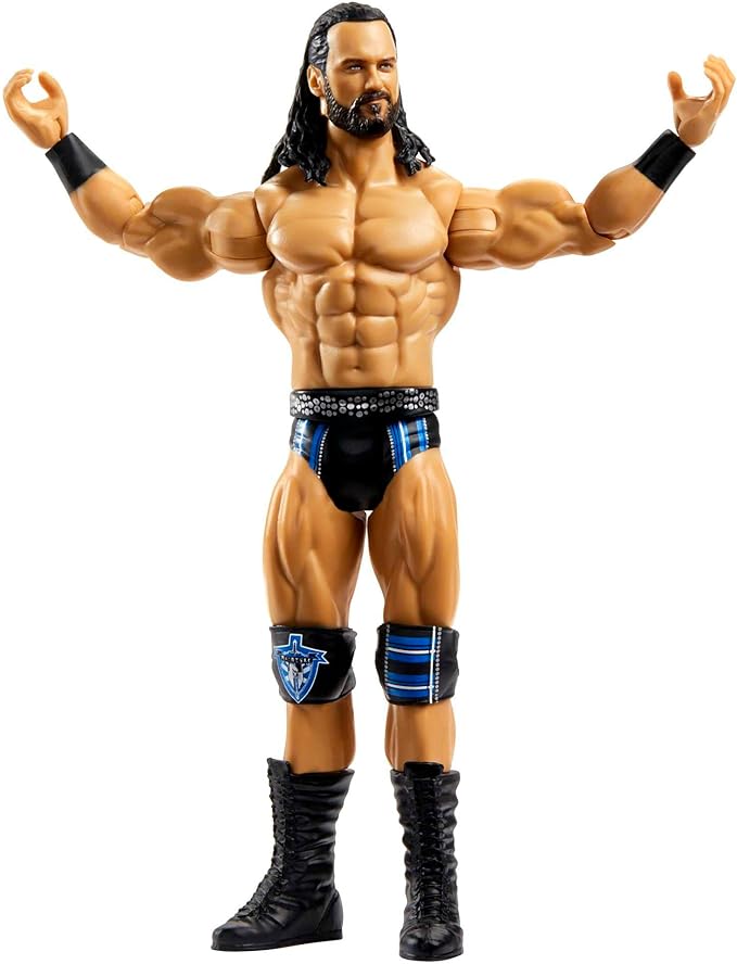 Mattel WWE Drew McIntyre Basic Action Figure, 10 Points of Articulation & Life-like Detail, 6-inch Collectible - Figurio