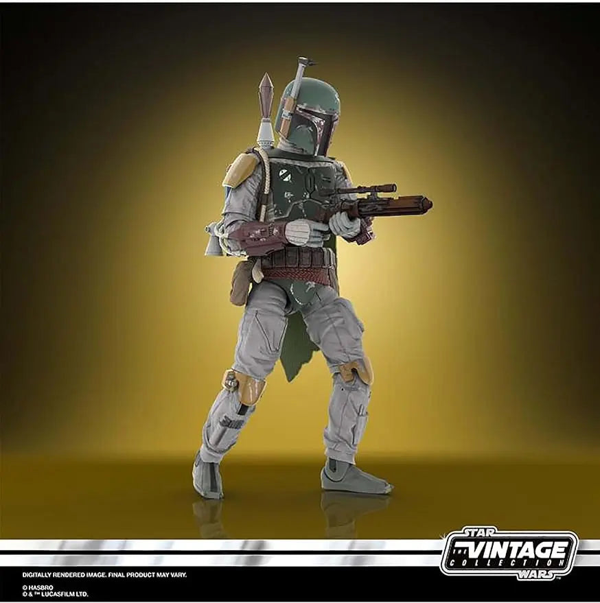 STAR WARS The Vintage Collection Boba Fett Toy, 3.75-Inch-Scale Return of The Jedi Action Figure, Toys for Kids Ages 4 and Up - Figurio