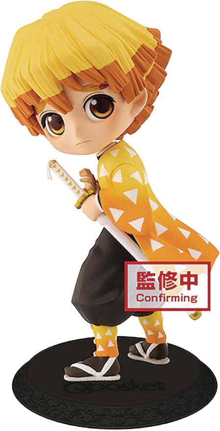 Banpresto Demon Slayer: Kimetsu no Yaiba Q posket-ZENITSU AGATSUMA-(ver.A), Multicolor - Figurio