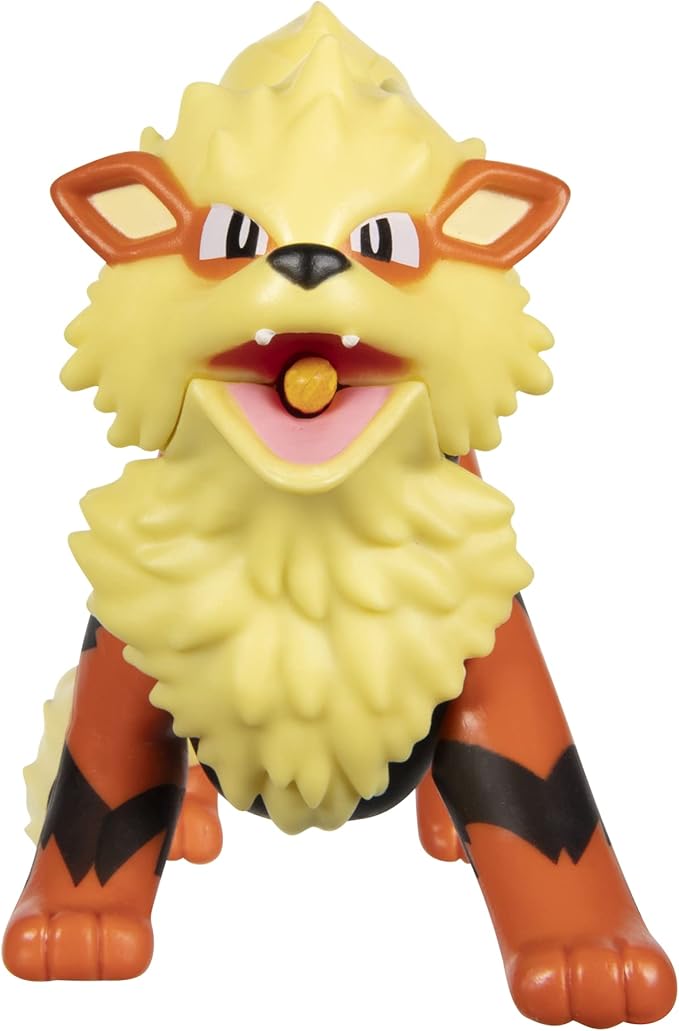 Pokémon Battle Figure, Fire Theme with 3 Pack Cyndaquil, Charmeleon, Arcanine - 4.5-inch Arcanine Figure, 3-inch Charmeleon Figure, 2-inch Cyndaquil - Toys for Kids Fans - Amazon Exclusive - Figurio