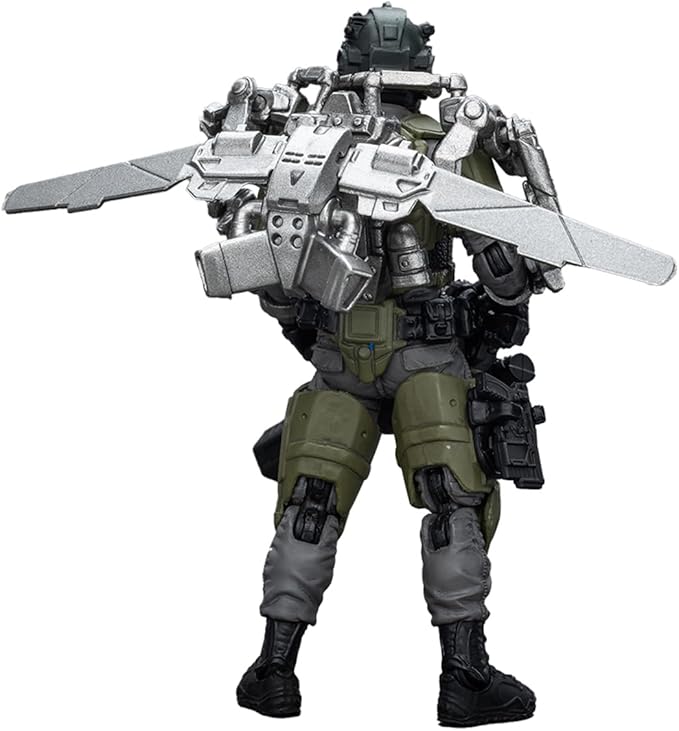 JOYTOY 1/18 Action Figures Army Builder Promotion Pack Figure 29 - Lone Wolf with Exoskeleton Collection Models Christmas Birthday Gifts - Figurio