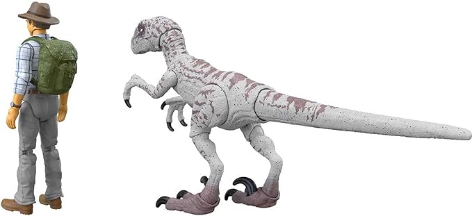 Mattel Jurassic World Mattel Jurassic Park III Hammond Collection Dr. Alan Grant & Velociraptor Pack, Raptor Egg Accessories - Figurio