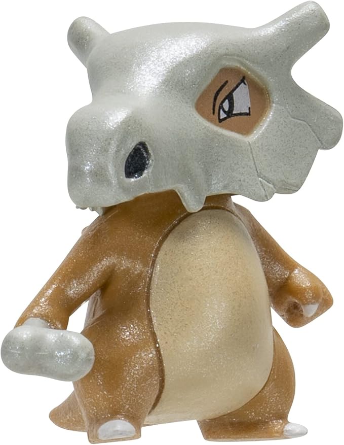 Pokémon Select Evolution 2 Pack - Features 2-Inch Cubone & 3-Inch Marowak Battle Figures - Authentic Details - Figurio